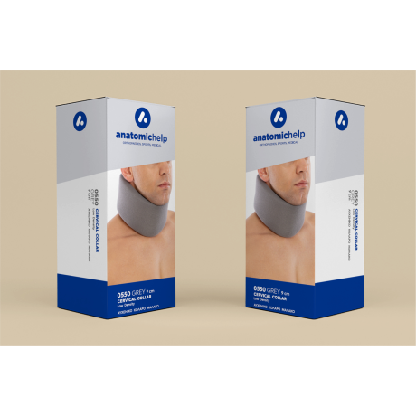 Guler cervical 9 cm Gri, 0550, Anatomic Help Guler cervical 9 cm Gri, 0550, Anatomic Help