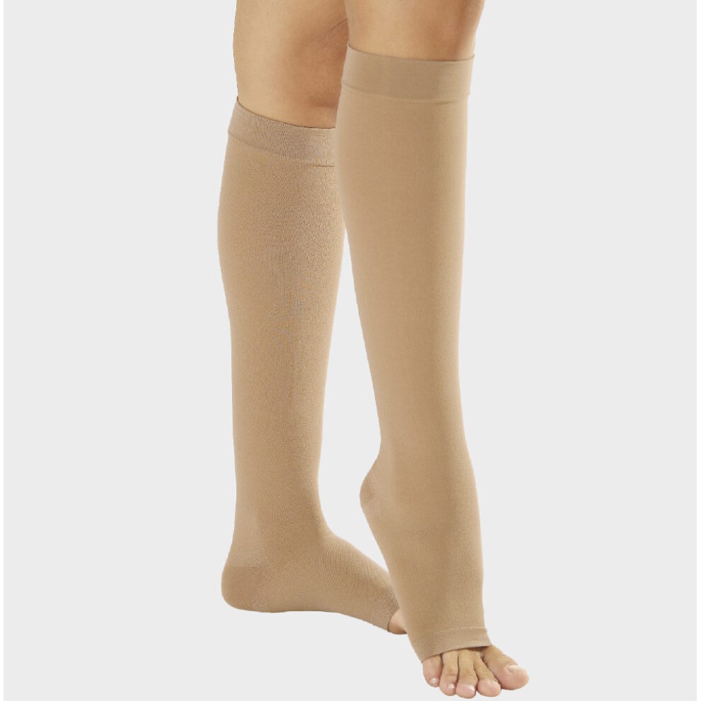 Ciorapi compresivi până la genunchi cu deschidere, cod 1333 