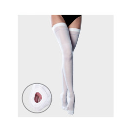 Ciorapi anti-embolie până la coapsă cu deschidere, cod 1340 