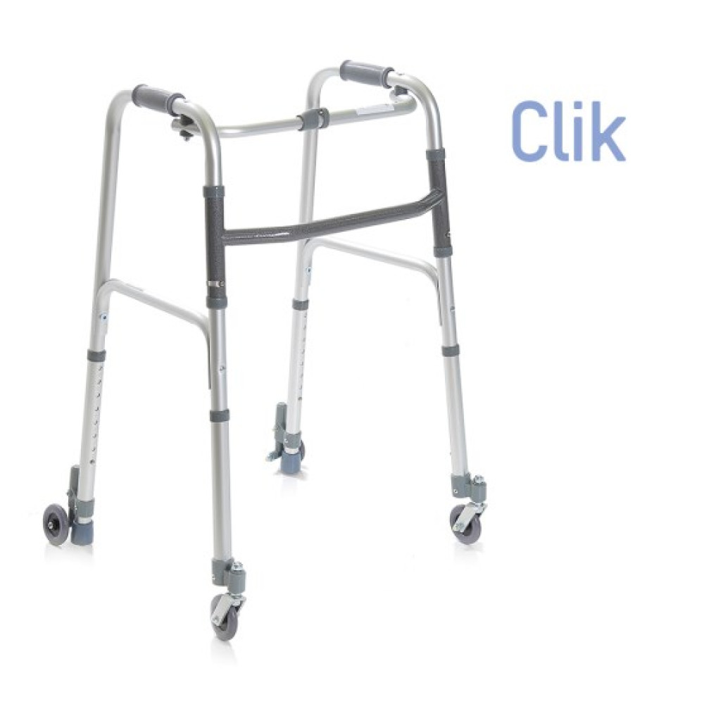 Cadru de mers pliabil cu roți fixe - RP738