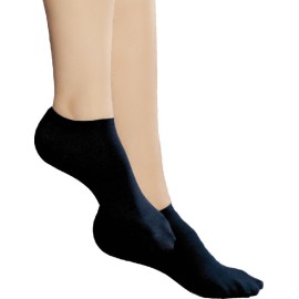 Șosete până la gleznă cu argint, cod 2384 