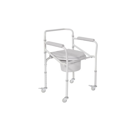 Scaun WC cu roti, pliabil, ajustabil pe inaltime, cod 804456