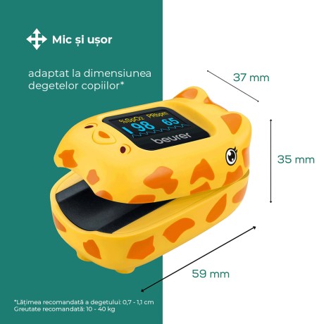 Beurer PO 13 Kids Pulsoximetru pentru copii