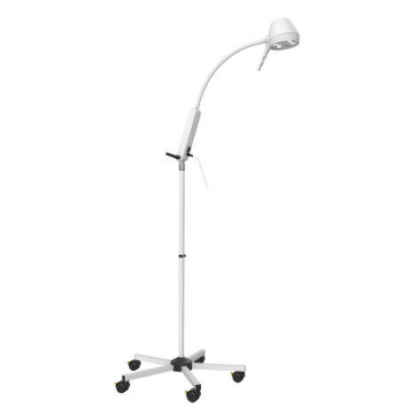 Lampă de examinare cu cadru mobil cu 5 roți și braț articulat, L111111A