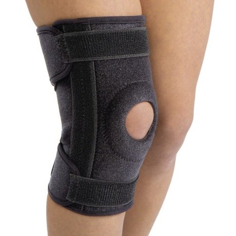 Suport pentru genunchi cu orificiu și plăci spiralate, cod 556, Anatomic Help