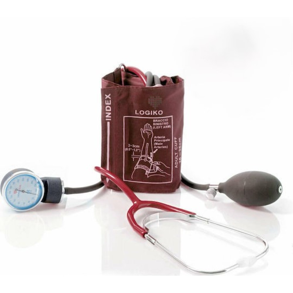 Tensiometru mecanic cu stetoscop DM353 R Moretti